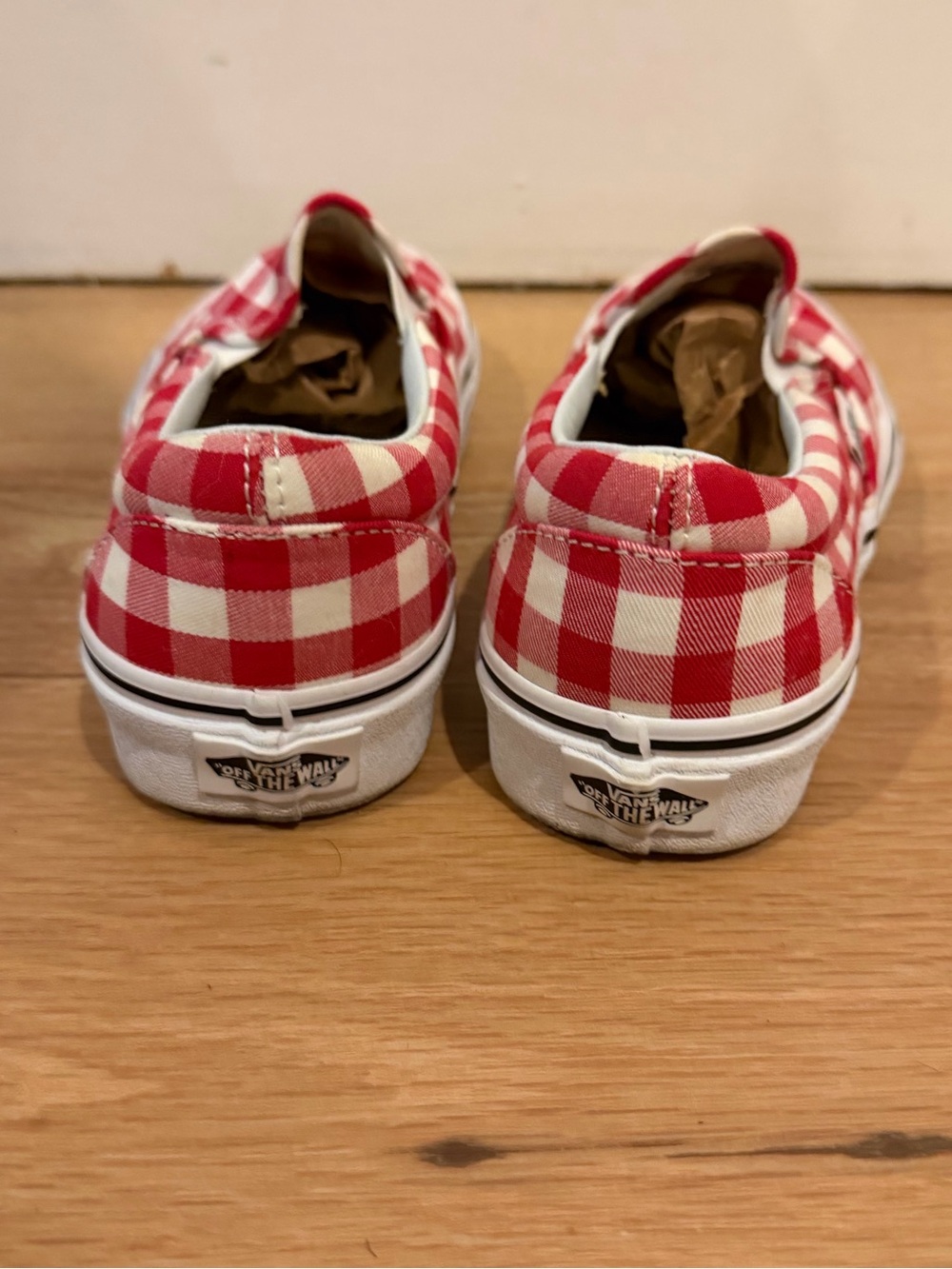 Vans Slip-On in Red Gingam - Picture 9 of 10